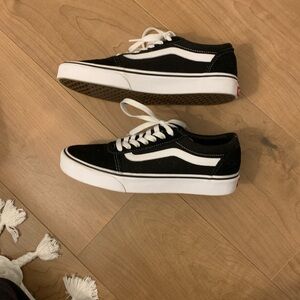 Vans Black and White Sneakers